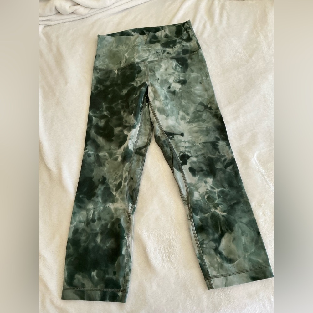 lululemon align crop 21” diamond dye